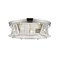 Z-Lite Cape Harbor 4 Light Flush Mount, Polished Nickel & Clear 491F4-PN - alternate 1